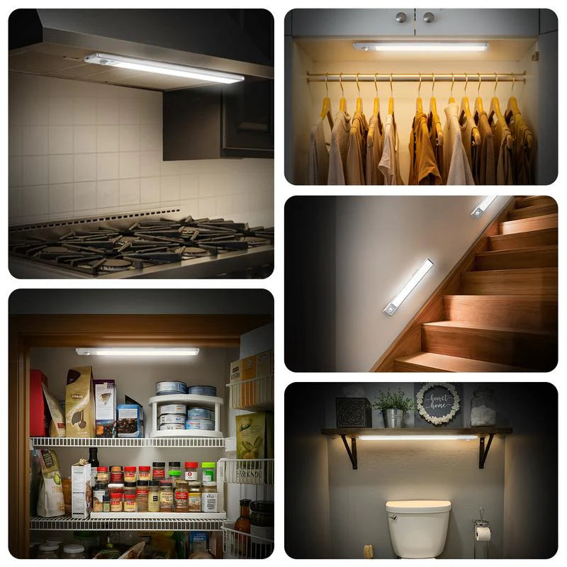 ⚡Super Sale - Today Only🎁- 76LED Wireless Motion Sensor Light - Ideal for closets, cabinets, wardrobes, bathrooms, stairwells, and various other environments