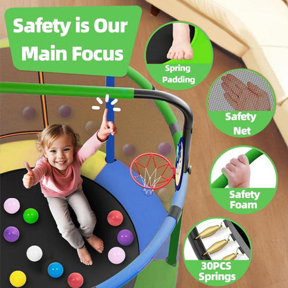 🛒Last Day 49% OFF 🔥 Small Trampoline Gift for Boys Girls