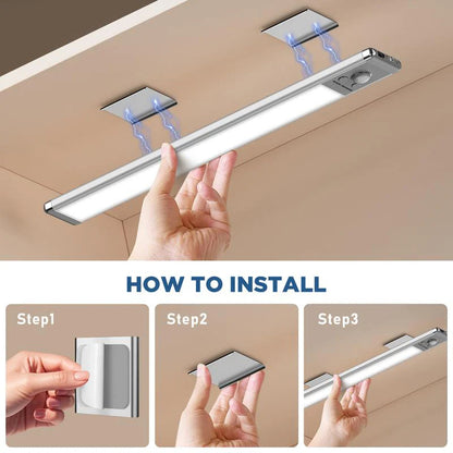 ⚡Super Sale - Today Only🎁- 76LED Wireless Motion Sensor Light - Ideal for closets, cabinets, wardrobes, bathrooms, stairwells, and various other environments